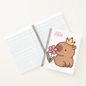 Carnet Princesse capybara (Intérieur)