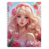 Carnet princesse des fleurs (Devant)