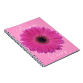 Carnet Princesse Diary Notebook de fleur de Fuschia (Côté Droit)