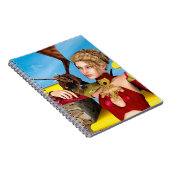 Carnet Princesse Dragon Fantastique Art Numérique (Côté Droit)