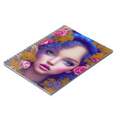 Carnet Princesse Fleur inspirée par la culture ukrainienn (Côté gauche)