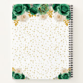 Carnet Princesse Florale Verte Quinceañera (Dos)