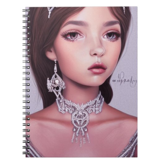 Carnet princesse lila (Devant)