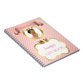 Carnet Princesse Pink Gold Gift Guest d'Afro-américain (Côté Droit)