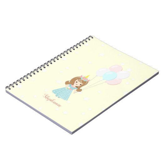 Carnet Princesse Unicorn (Côté gauche)