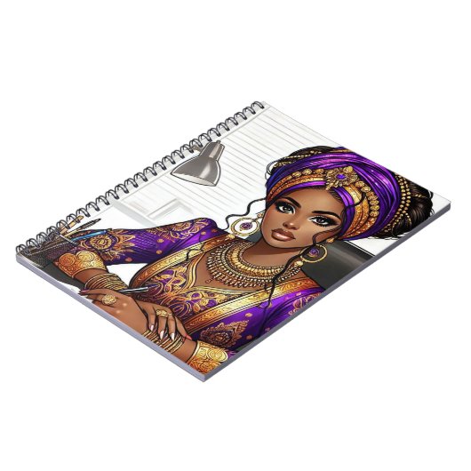 Carnet Princesse violette (Côté gauche)