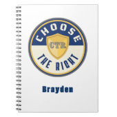 Carnet principal LDS personnalisé CTR Choisissez l (Devant)