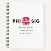 Carnet Principes Phi Sigma Kappa (Devant)