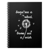 Carnet printemps /certains voient une mauvaise herbe cert (Devant)