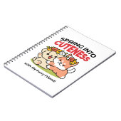 Carnet Printemps dans la laideur - Illustration de chien (Côté gauche)