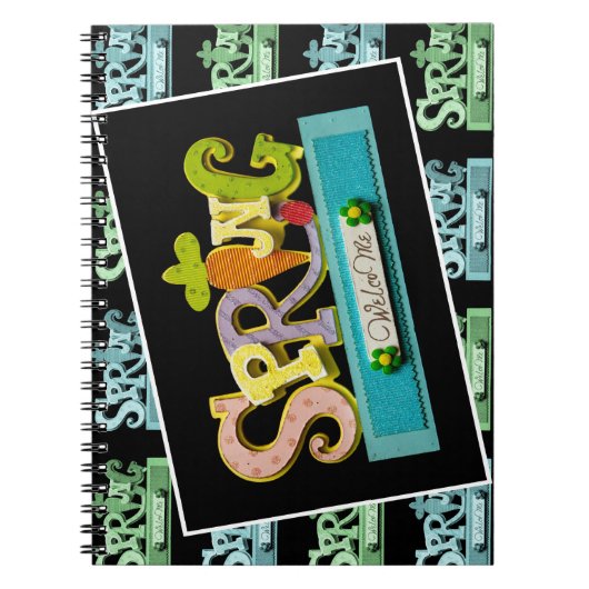 Carnet Printemps de bienvenue (Devant)