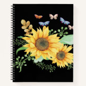 Carnet printemps de tournesol (Devant)