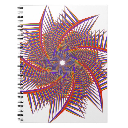 Carnet prismatique chromatique coloré (Devant)