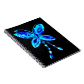 Carnet Prisme de papillon bleu (Côté Droit)