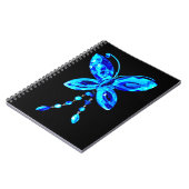 Carnet Prisme de papillon bleu (Côté gauche)
