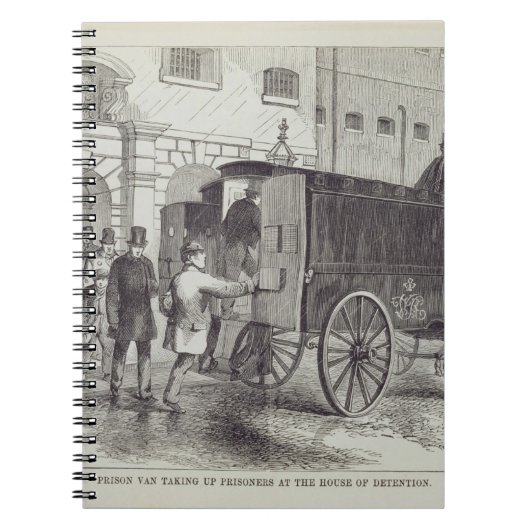 Carnet Prisonniers de prise de Van de prison à la Chambre (Devant)