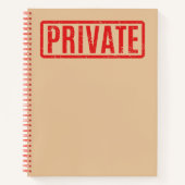 Carnet Privé Stampé (Devant)