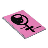 Carnet Pro Cats Pro Feminisme (Côté Droit)