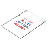 Carnet Pro-Choice Pro-Life Pro-Science Pro-Femmes (Côté gauche)