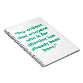 Carnet Pro Life (Côté Droit)