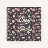 Carnet Pro Pastry Chef Iconic Dark Blue•Recipe (Devant)