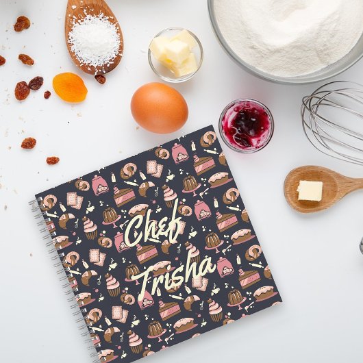 Carnet Pro Pastry Chef Iconic Dark Blue•Recipe