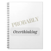 Carnet Probablement exagéré (Devant)