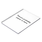 Carnet Probablement papier (Côté gauche)