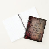 Carnet Problèmes d'autres personnes Dark Gothic (Intérieur)