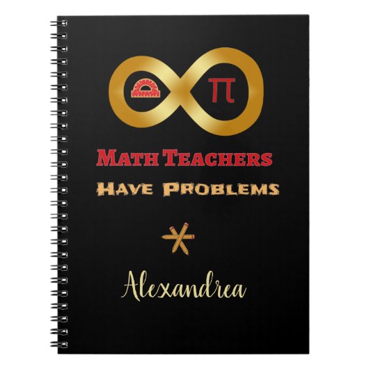Carnet Problèmes d'enseignant en mathématiques Infinity P (Devant)