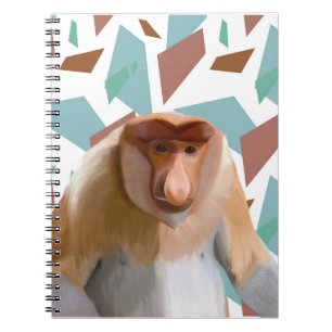 Carnet Proboscis Singe Espèces en voie de disparition