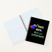 Carnet Prof de maths, Super-héros (Intérieur)