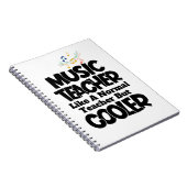 Carnet Prof de Musique Comme un Prof Normal Mais Plus Coo (Côté Droit)