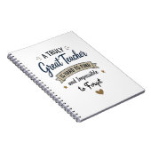 Carnet Prof vraiment génial impossible à oublier (Côté Droit)