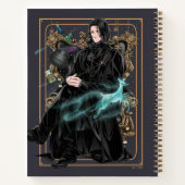 Carnet Professeur Anime Severus Snape assis (Dos)