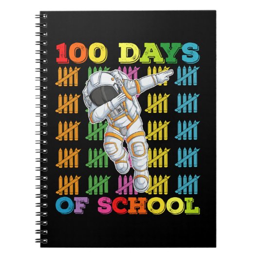 Carnet Professeur astronaute de 100 jours d'école (Devant)