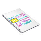 Carnet Professeur d'algèbre identique à un professeur de  (Côté Droit)