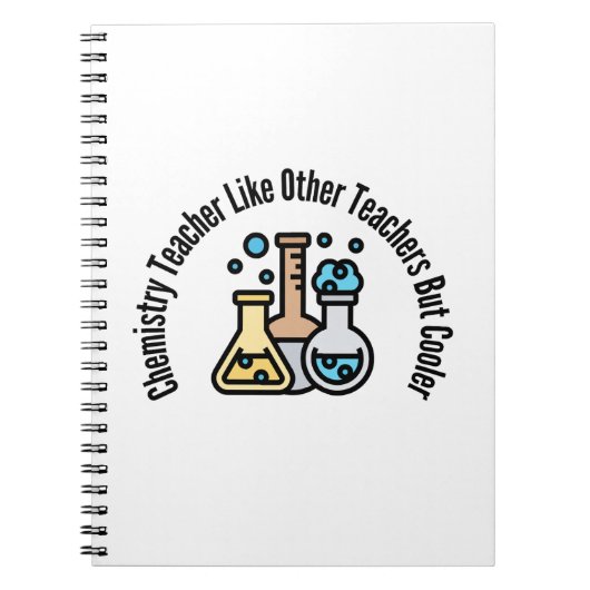 Carnet Professeur De Chimie Comme D'Autres Enseignants Ma (Devant)