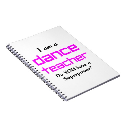 Carnet professeur de danse (Côté Droit)