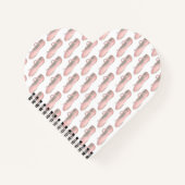 Carnet Professeur de danse de chaussures en ballet rose p (Devant)