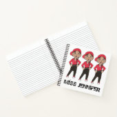 Carnet Professeur de danse personnalisé Hip hop fille Con (Intérieur)