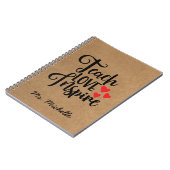 Carnet Professeur de devis inspiré (Côté gauche)