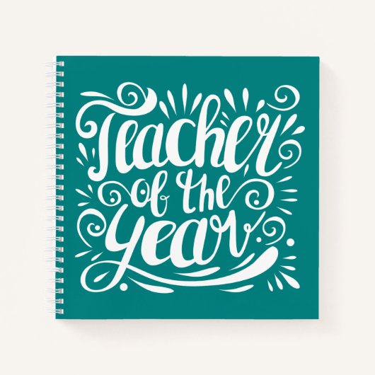 Carnet Professeur de l'année (Devant)