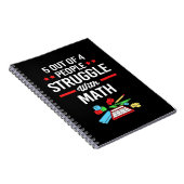 Carnet Professeur De Mathématiques 5 Sur 4 Personnes (Côté Droit)