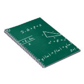 Carnet professeur de mathématiques algebra geek (Côté Droit)