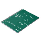 Carnet professeur de mathématiques algebra geek (Côté gauche)