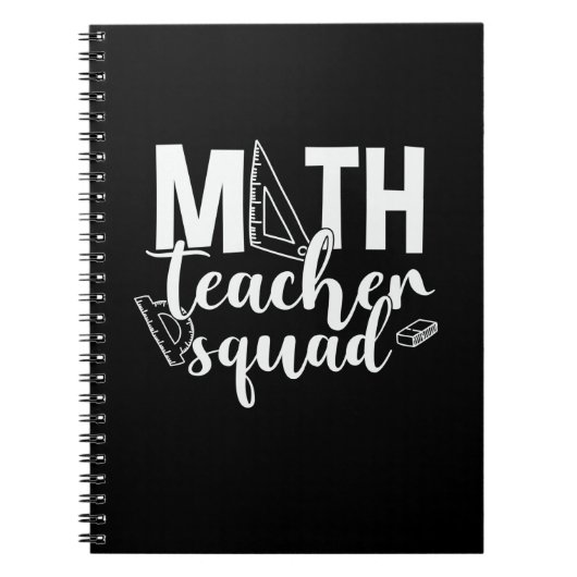 Carnet Professeur de mathématiques Équipe d'enseignants d (Devant)