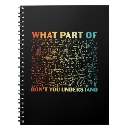 Carnet Professeur De Mathématiques Quelle Partie Des Math (Devant)