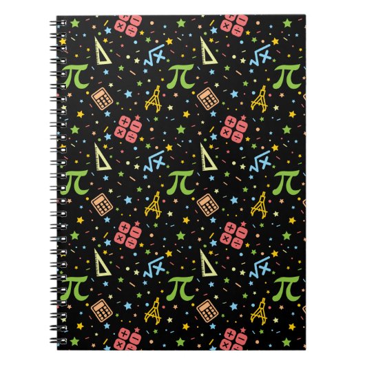 Carnet Professeur de mathématiques - Symboles mathématiqu (Devant)