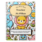 Carnet Professeur de Merci personnalisé (Devant)